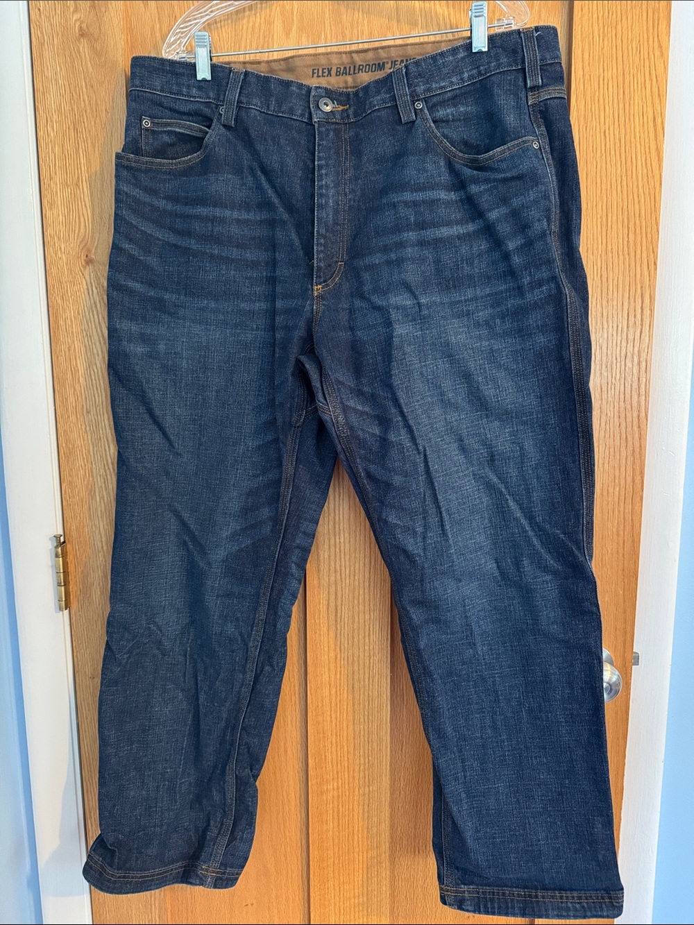 Duluth Men's Dark Blue Flex Ballroom Jeans